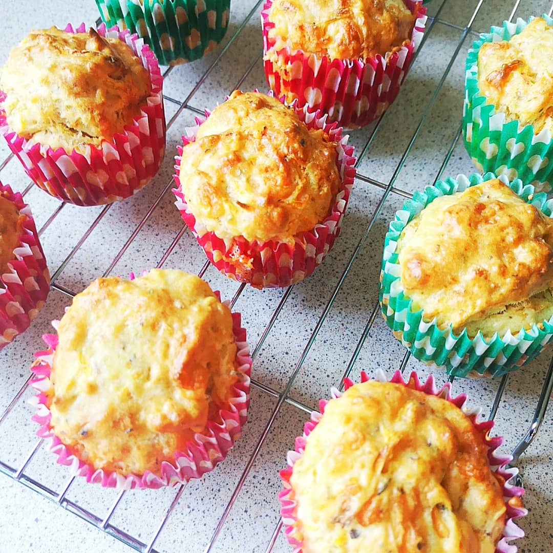 Cheesy Carrot Muffins