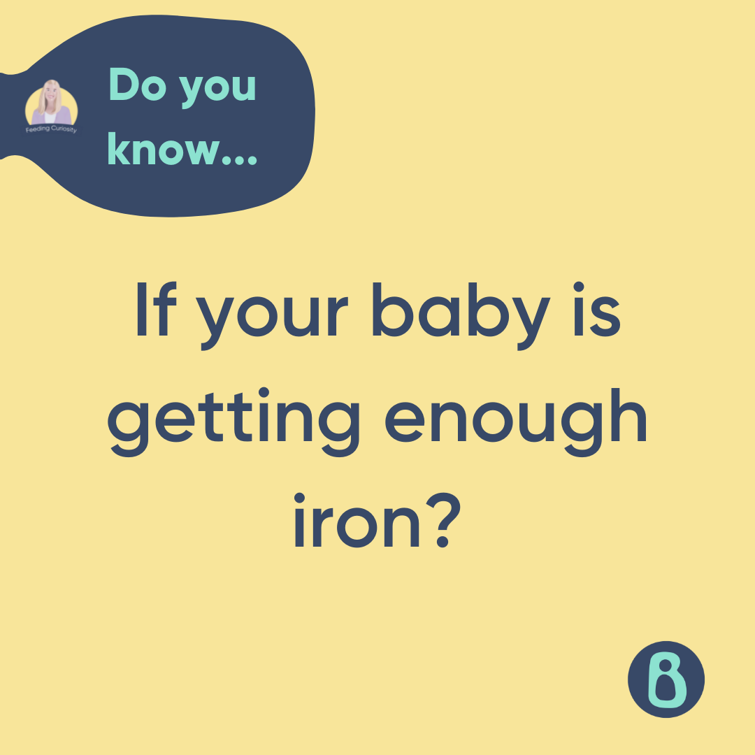 Why do babies need iron?