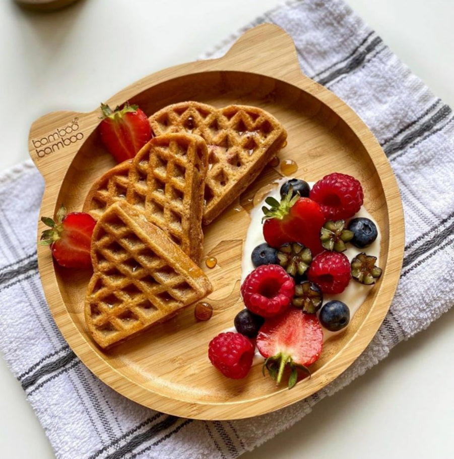 Strawberry & Peanut Butter Waffles
