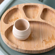 Bamboo Suction Divider Plate